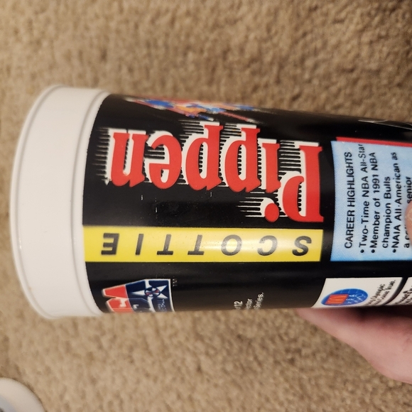 Set Of 3 McDonald’s Plastic Cup USA Basketball Scottie Pippen Chris M Patrick E - Picture 6 of 9